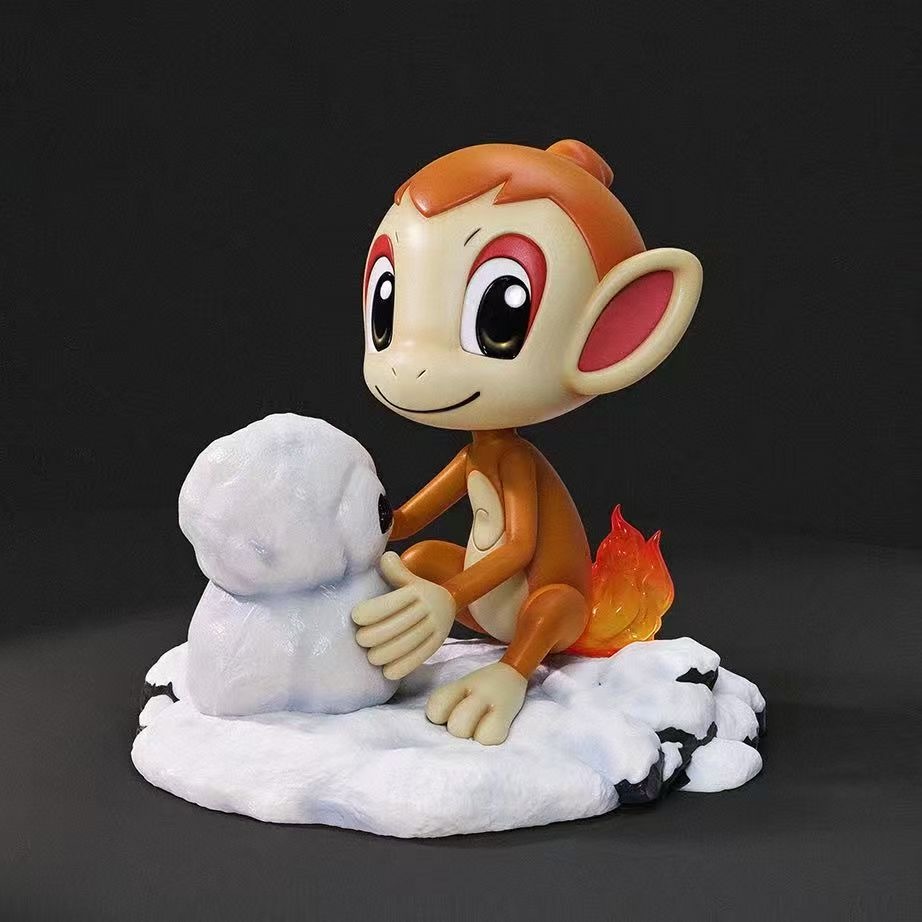 MiuMiu Studio - Chimchar - Pokemon Resin Statue