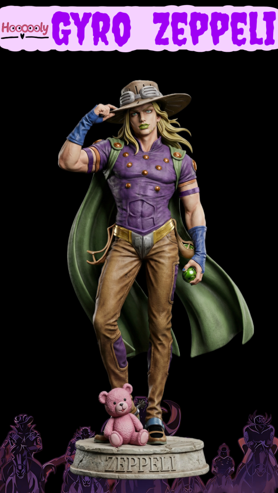 [Preorder] Hoooooly Studio - Gyro Zeppeli - Jojos Bizarre Adventure Resin Statue