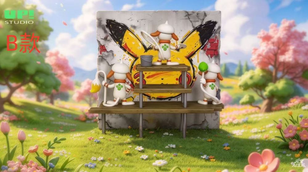UP Studio - Smeargle - Pokemon Resin Statue