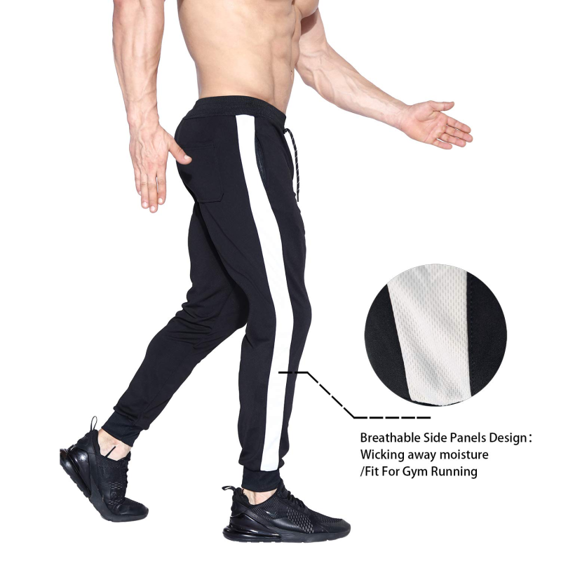 BROKIG Mesh Panel Cuffed Jogger