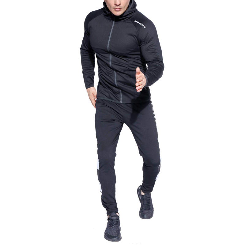 BROKIG Men's Full-Zip Athletic Hoodies