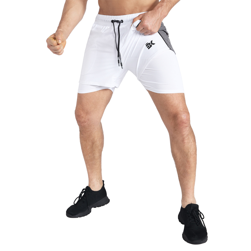 BROKIG 2-In-1 Gym Shorts