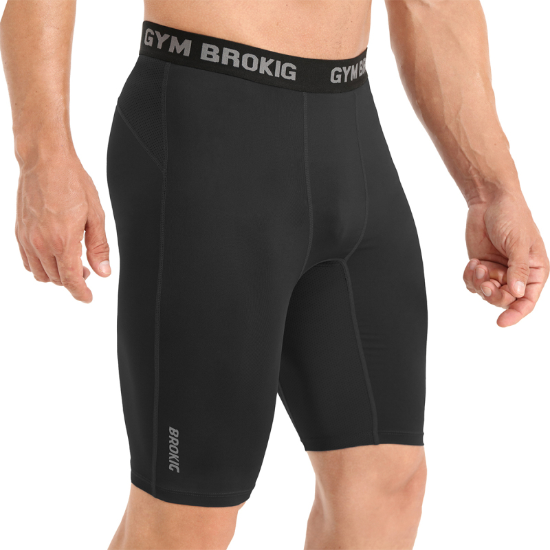 BROKIG 2 Pack Compression Shorts