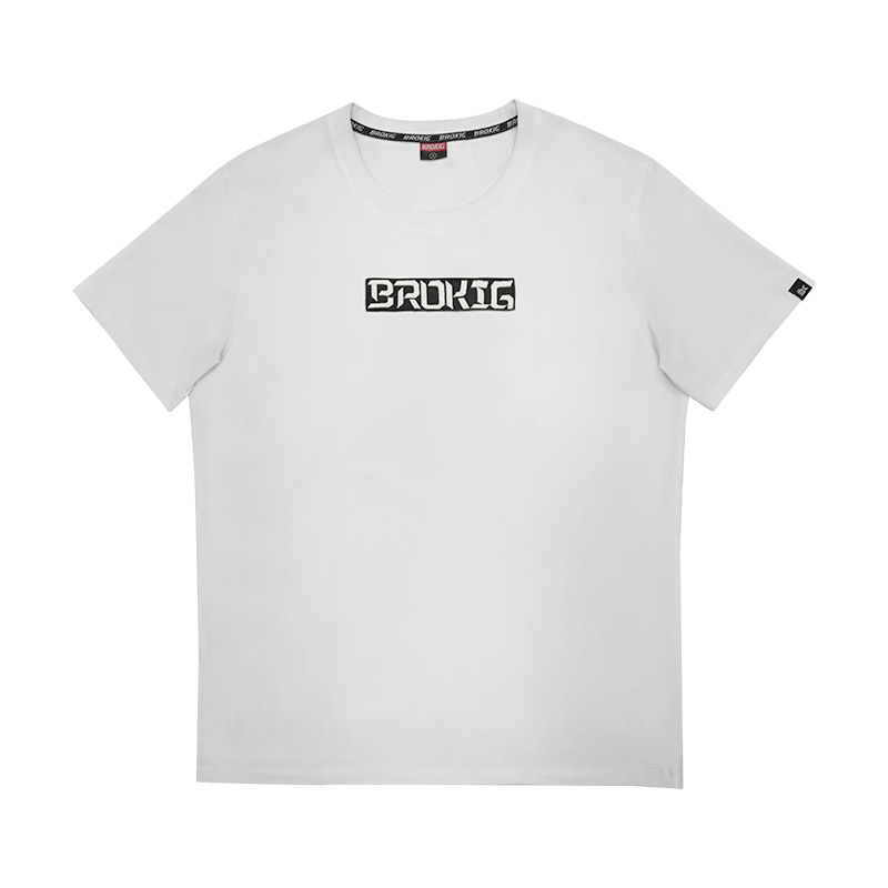 BROKIG embroidered T-shirt for men