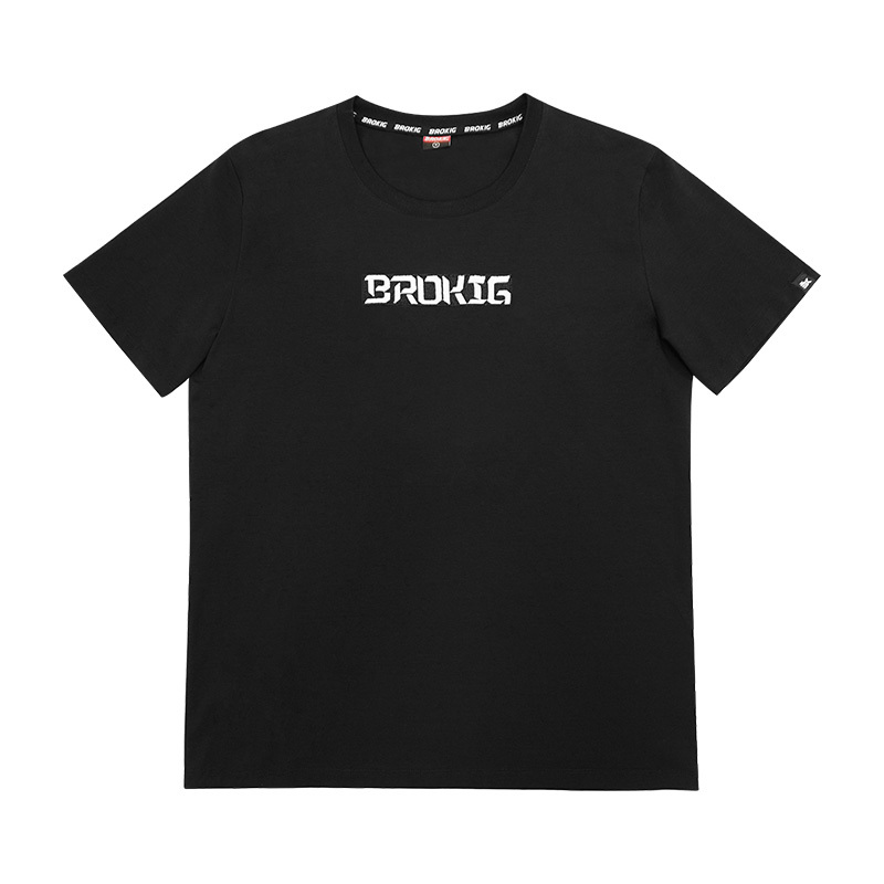 BROKIG embroidered T-shirt for men