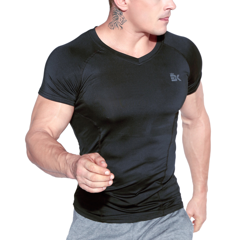 BROKIG Bodybuilding Compression Shirt for sports