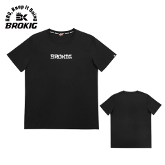 BROKIG embroidered T-shirt for men