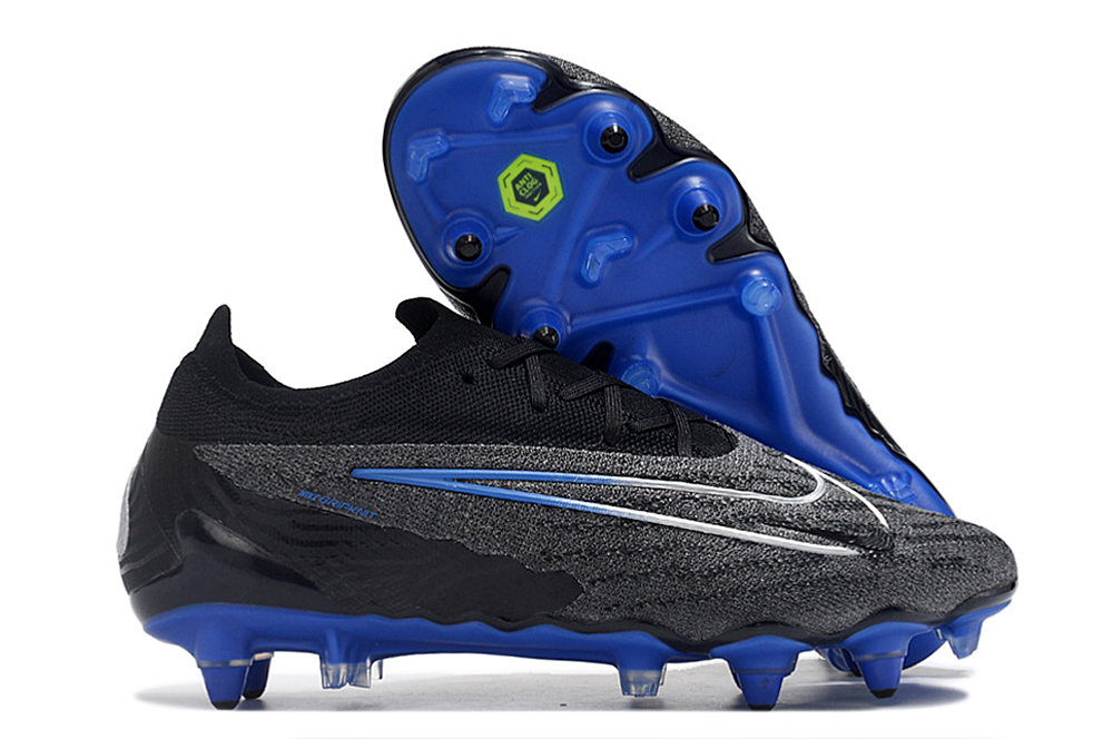 Nike low-top Phantom GX double waterproof fish silk fully knitted SG football shoes