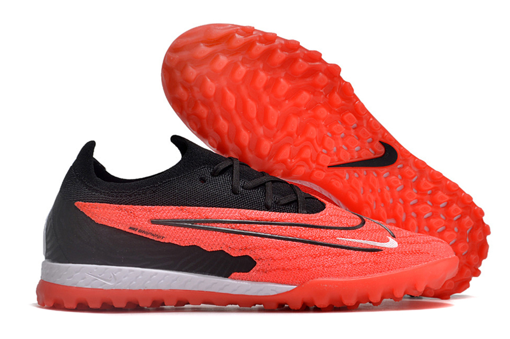 Nike low-top Phantom GX double waterproof fishwire fully knitted grass nails MD sole football shoes