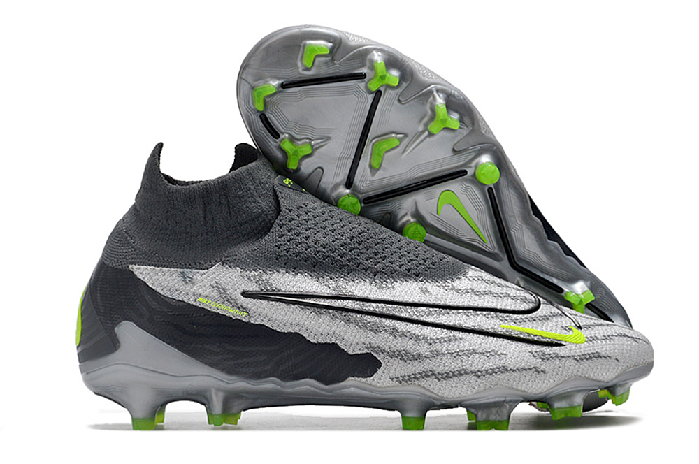 Nike High Top Phantom GX Double waterproof fish silk fully knitted FG football shoes