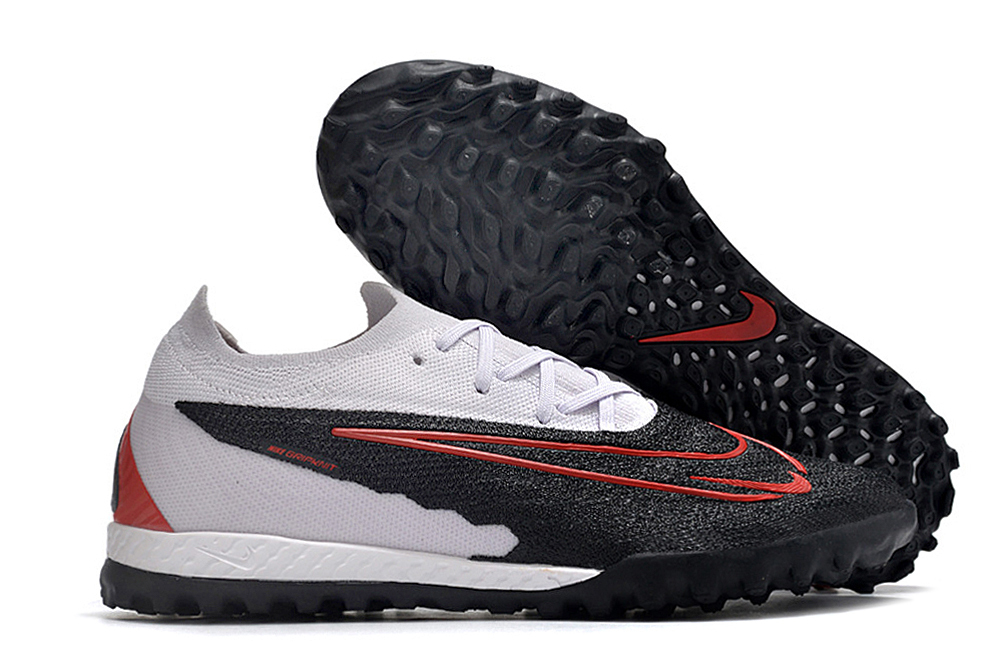 Nike low-top Phantom GX double waterproof fishwire fully knitted grass nails MD sole football shoes