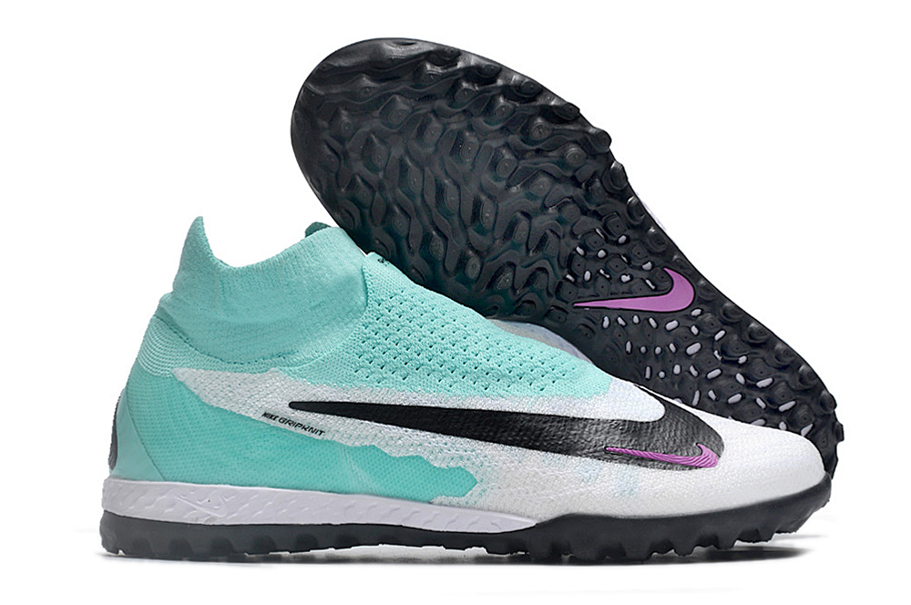 Nike High Top Phantom double waterproof fish silk fully knitted grass nails MD sole football shoes