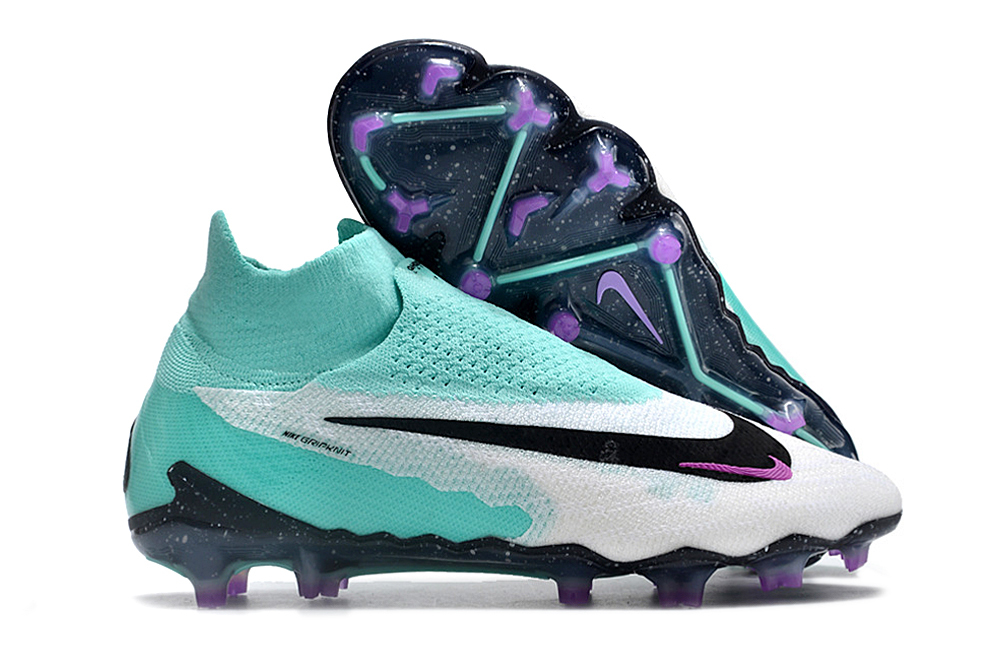 Nike High Top Phantom GX Double waterproof fish silk fully knitted FG football shoes
