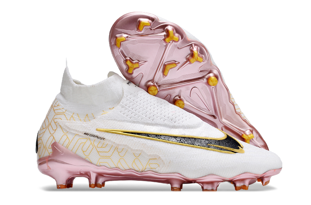Nike High Top Phantom GX Double waterproof fish silk fully knitted FG football shoes