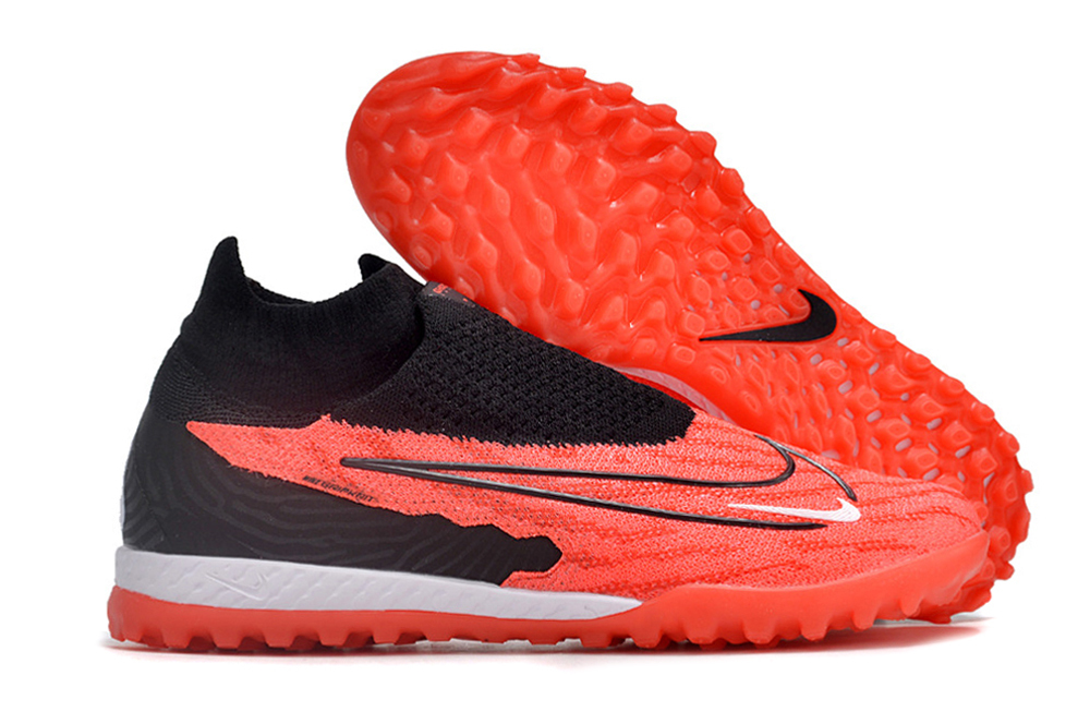 Nike High Top Phantom double waterproof fish silk fully knitted grass nails MD sole football shoes