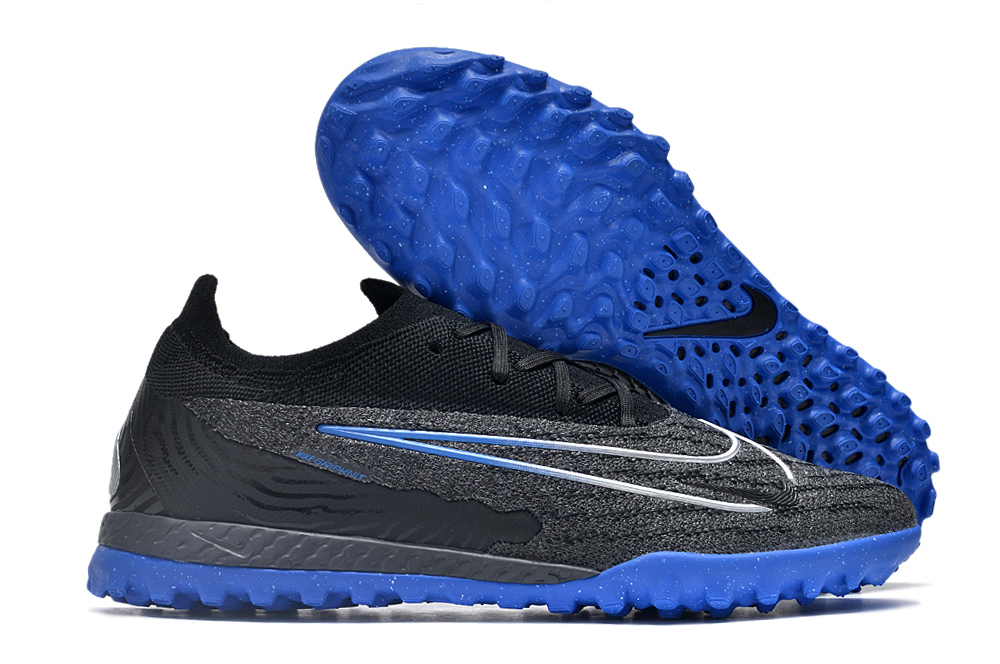 Nike low-top Phantom GX double waterproof fishwire fully knitted grass nails MD sole football shoes