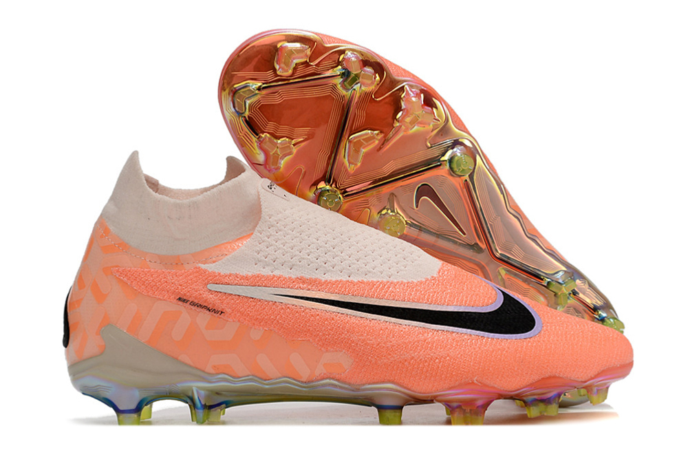 Nike High Top Phantom GX Double waterproof fish silk fully knitted FG football shoes