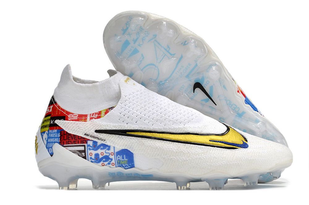 Nike High Top Phantom GX Double waterproof fish silk fully knitted FG football shoes