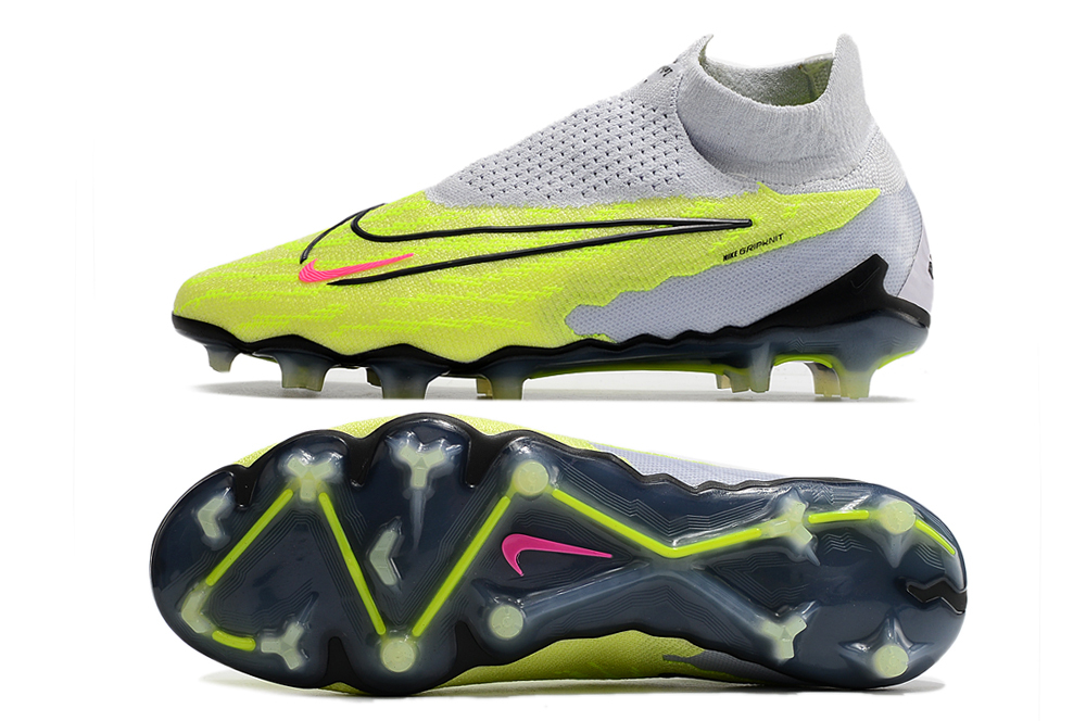 Nike High Top Phantom GX Double waterproof fish silk fully knitted FG football shoes