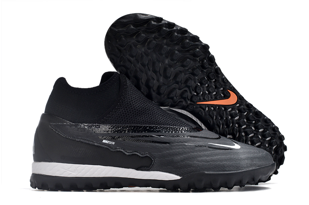 Nike High Top Phantom double waterproof fish silk fully knitted grass nails MD sole football shoes