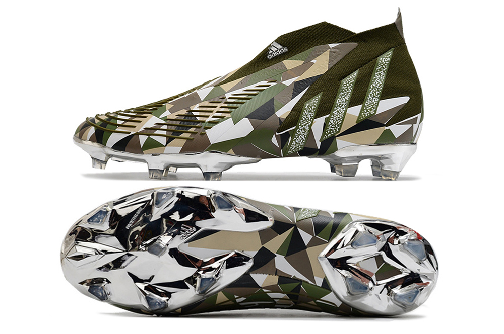 Adidas Falcon 22+ 2022 World Cup Sharpshooter Series Full Knit Laceless FG Soccer Shoes
