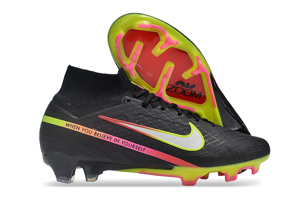 Nike Assassin XV High Top World Cup Built-in Full Air Cushion Waterproof Knit FG Soccer Cleats