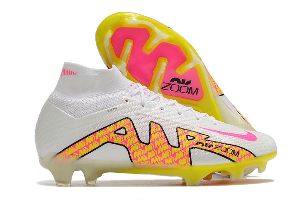 Nike Assassin XV High Top World Cup Built-in Full Air Cushion Waterproof Knit FG Soccer Cleats