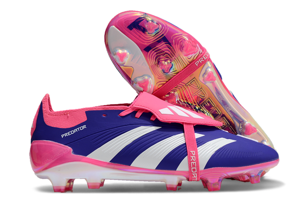 Adidas Predator 24th generation fully knitted lace-up high-top FG football shoes