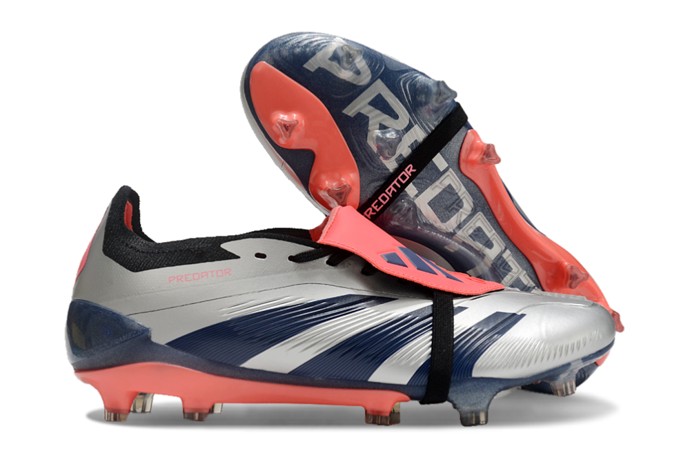 Adidas Predator 24th generation fully knitted lace-up high-top FG football shoes