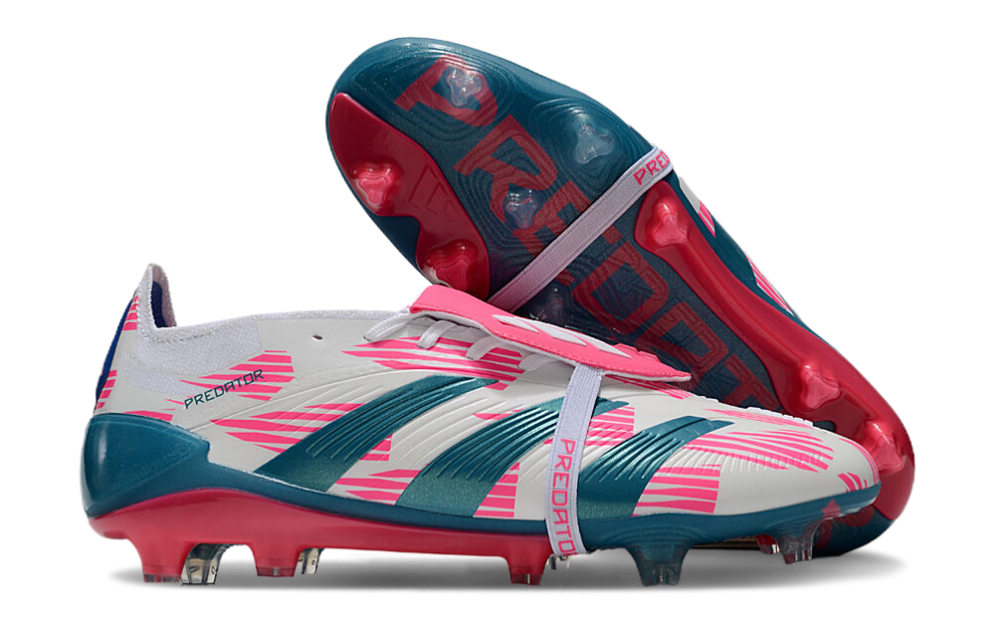 Adidas Predator 24th generation fully knitted lace-up high-top FG football shoes