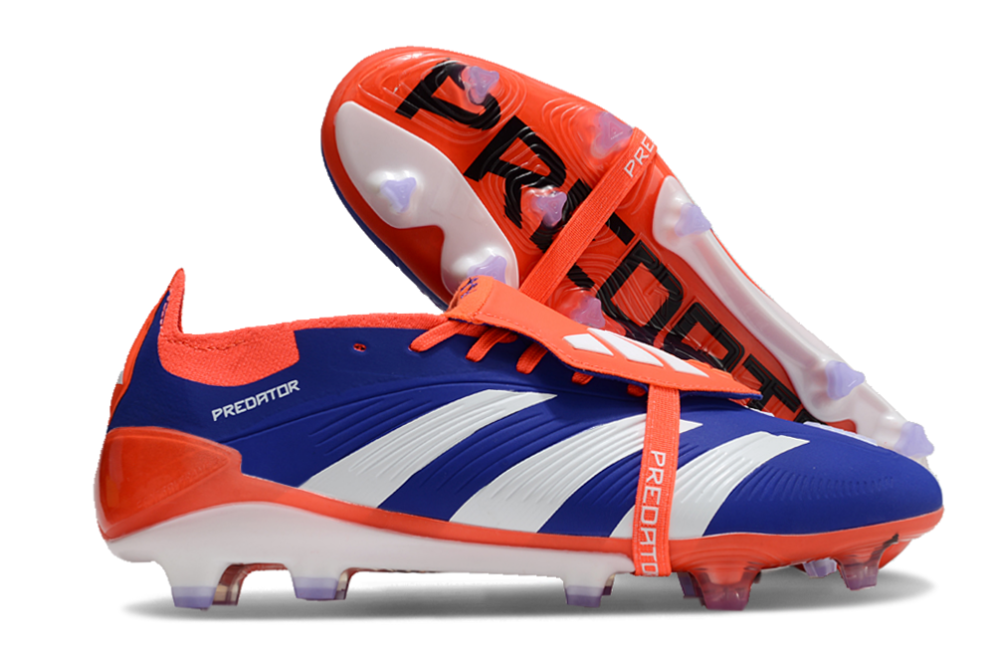 Adidas Predator 24th generation fully knitted lace-up high-top FG football shoes