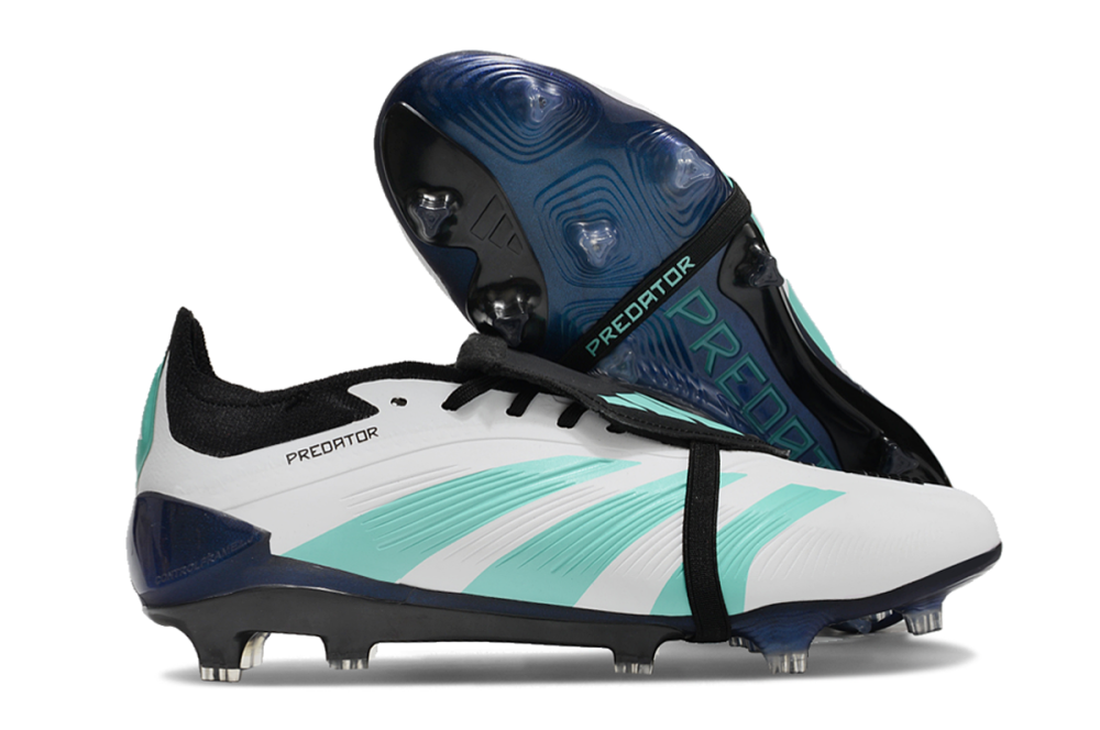 Adidas Predator 24th generation fully knitted lace-up high-top FG football shoes