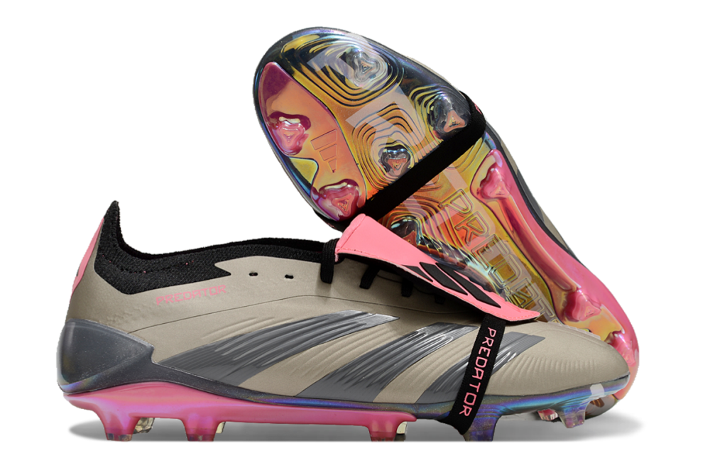 Adidas Predator 24th generation fully knitted lace-up high-top FG football shoes