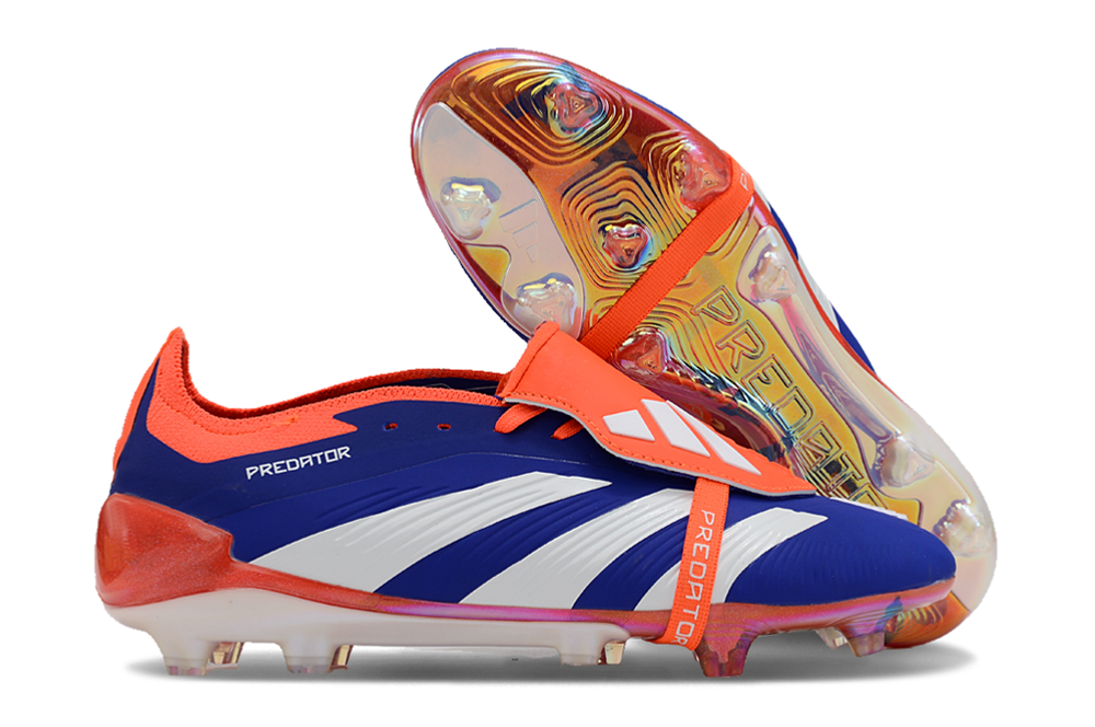 Adidas Predator 24th generation fully knitted lace-up high-top FG football shoes