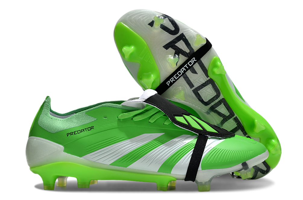 Adidas Predator 24th generation fully knitted lace-up high-top FG football shoes