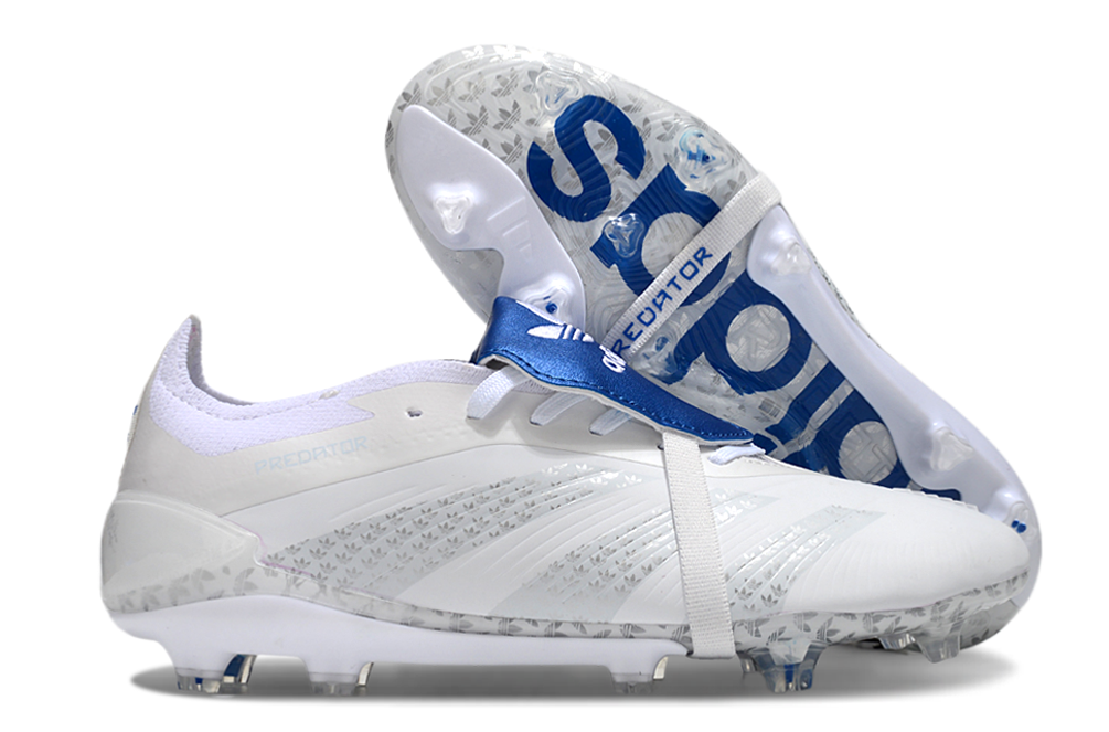 Adidas Predator 24th generation fully knitted lace-up high-top FG football shoes