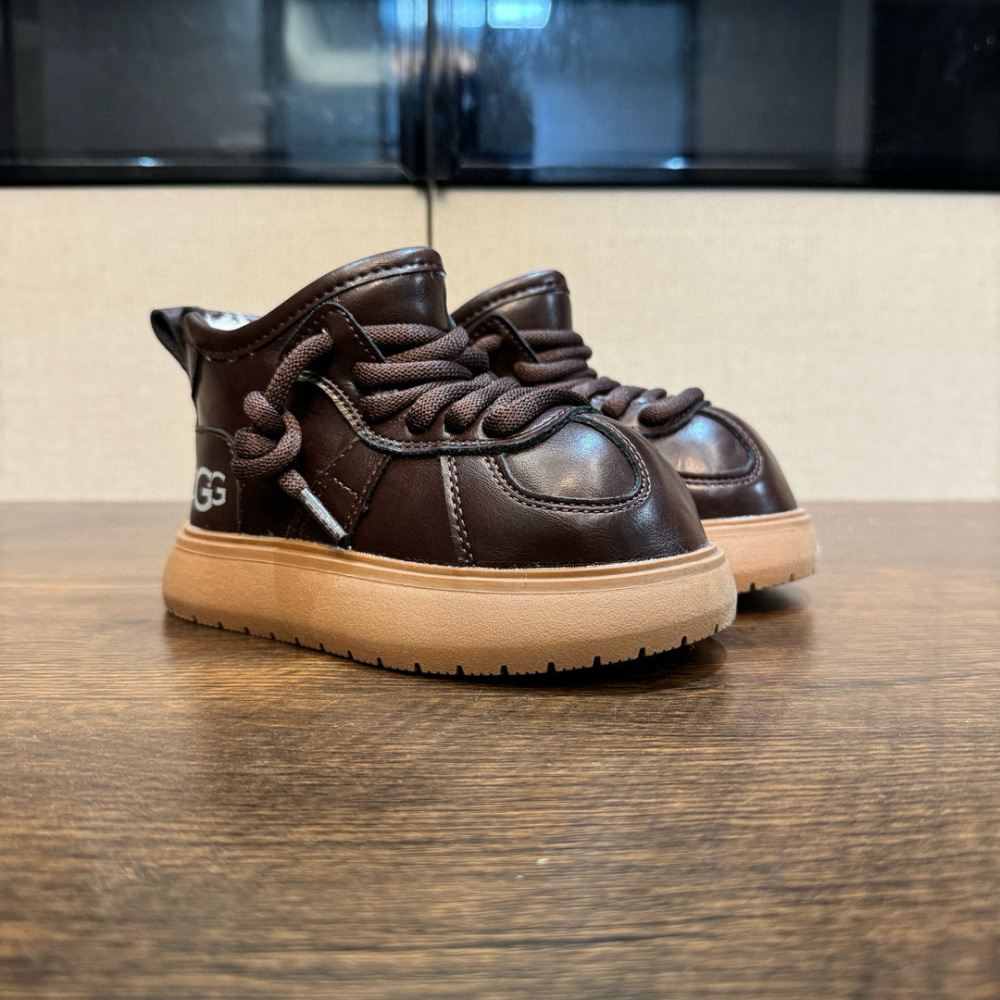 U-GG Capibara Snow Boots Leather Children's Shoes