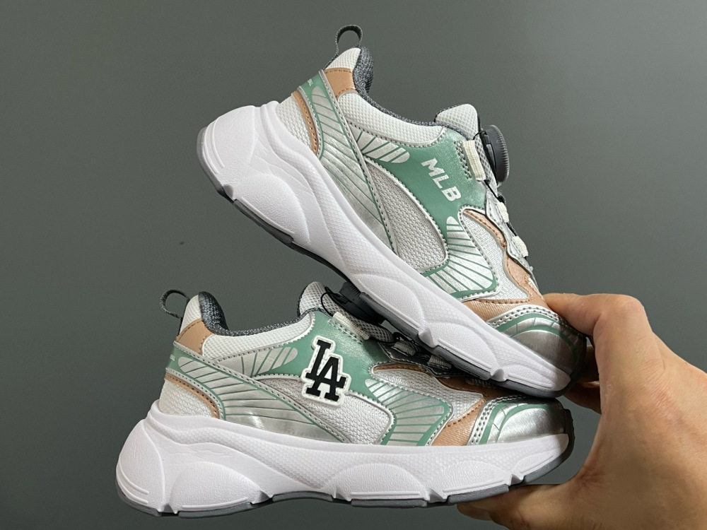 MLB Spin button mesh running shoes Children's shoes