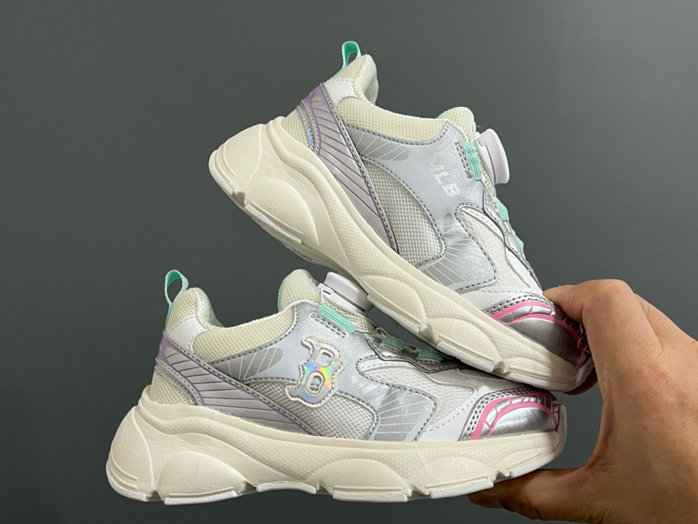 MLB Spin button mesh running shoes Children's shoes