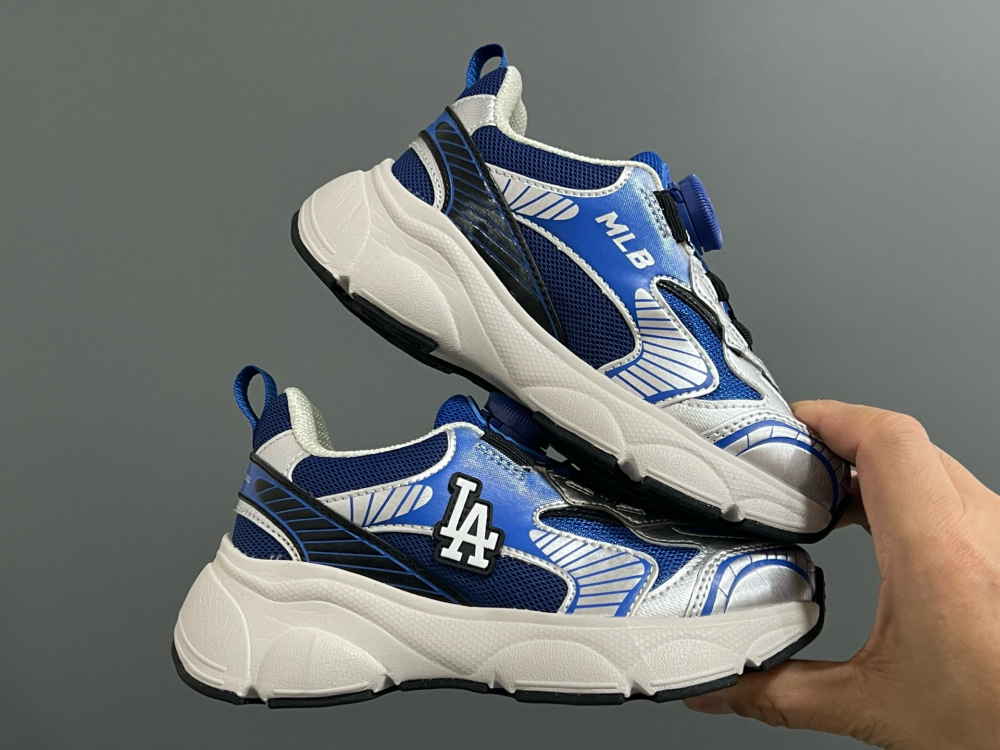 MLB Spin button mesh running shoes Children's shoes