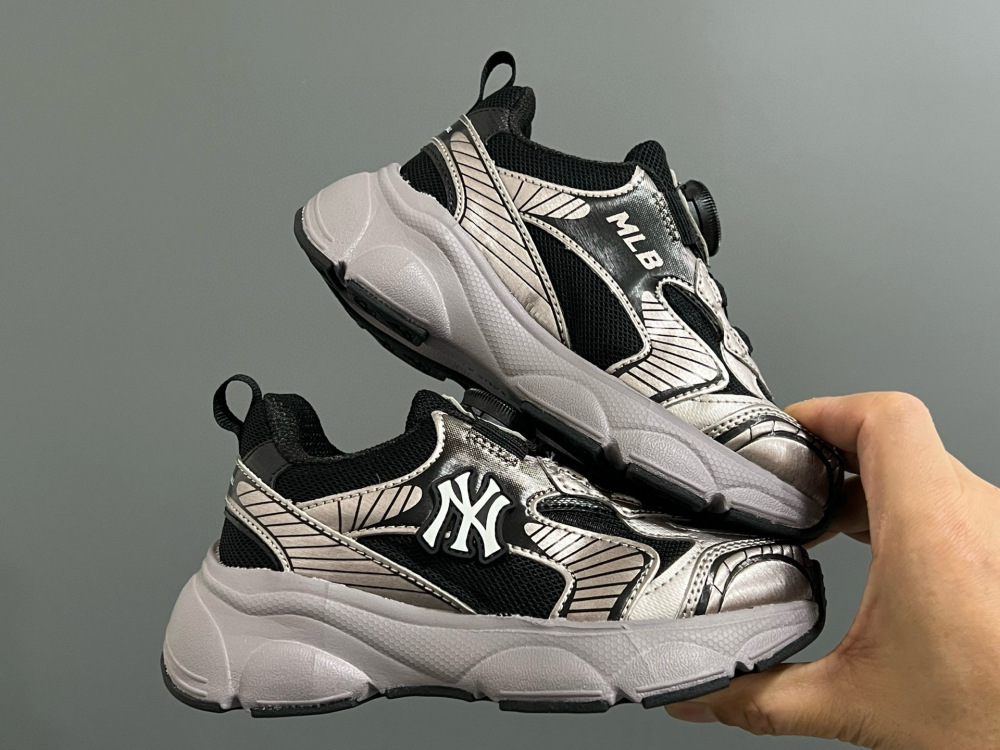 MLB Spin button mesh running shoes Children's shoes
