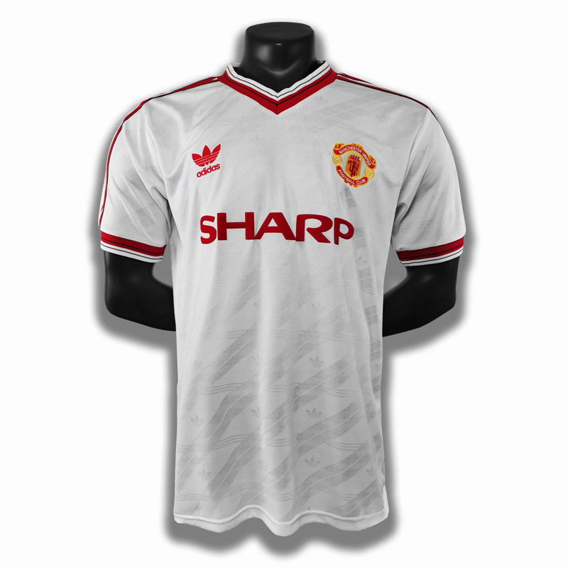 Adult 1986-88 Manchester United  home and away Soccer Retro Jersey