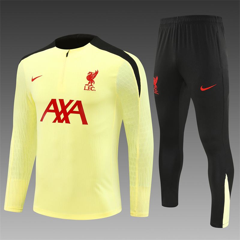 2425 Liverpool [Player Edition] training suit | C14012 | Black with yellow