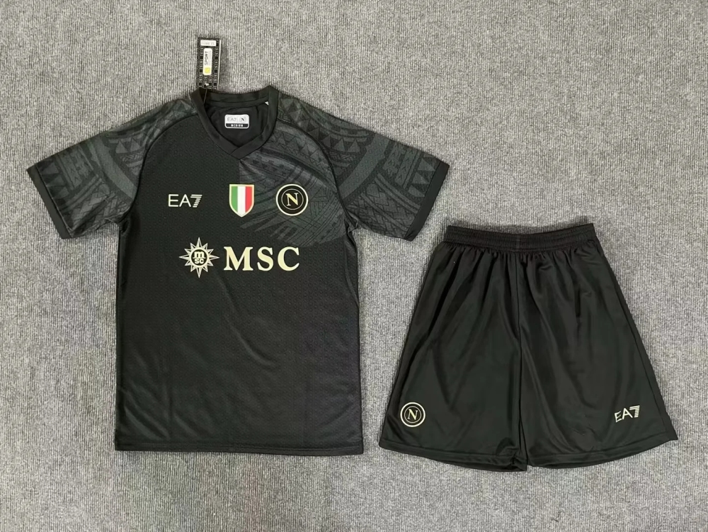Adult   Napoli   Away 24/25  Short-sleeved Soccer Kit
