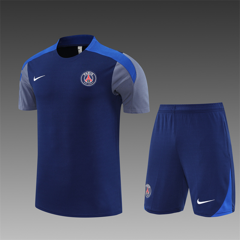 Paris royal blue 2526 training suit | short-sleeved | C14012