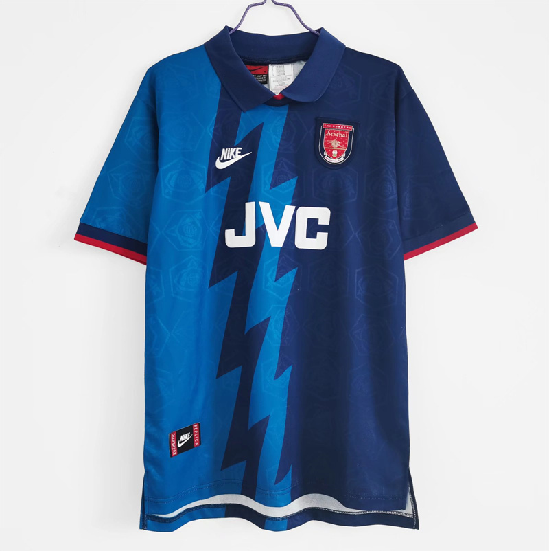 Adult 1995 Arsenal  away Soccer Retro Jersey