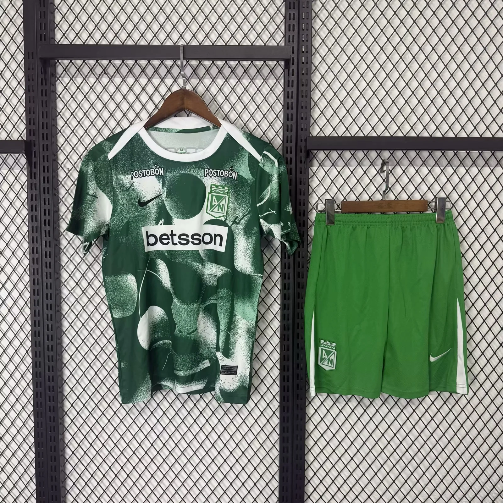 Kids  25/26 Atletico Nacional Home Away Soccer Jersey