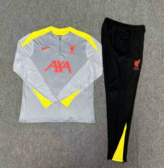 Kids Liverpool 24/25 Player Version Long Sleeve  Training Sets