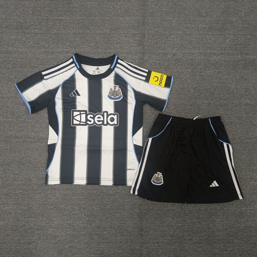 Kids 25/26 Newcastle Home away third away Soccer Jersey | short-sleeved