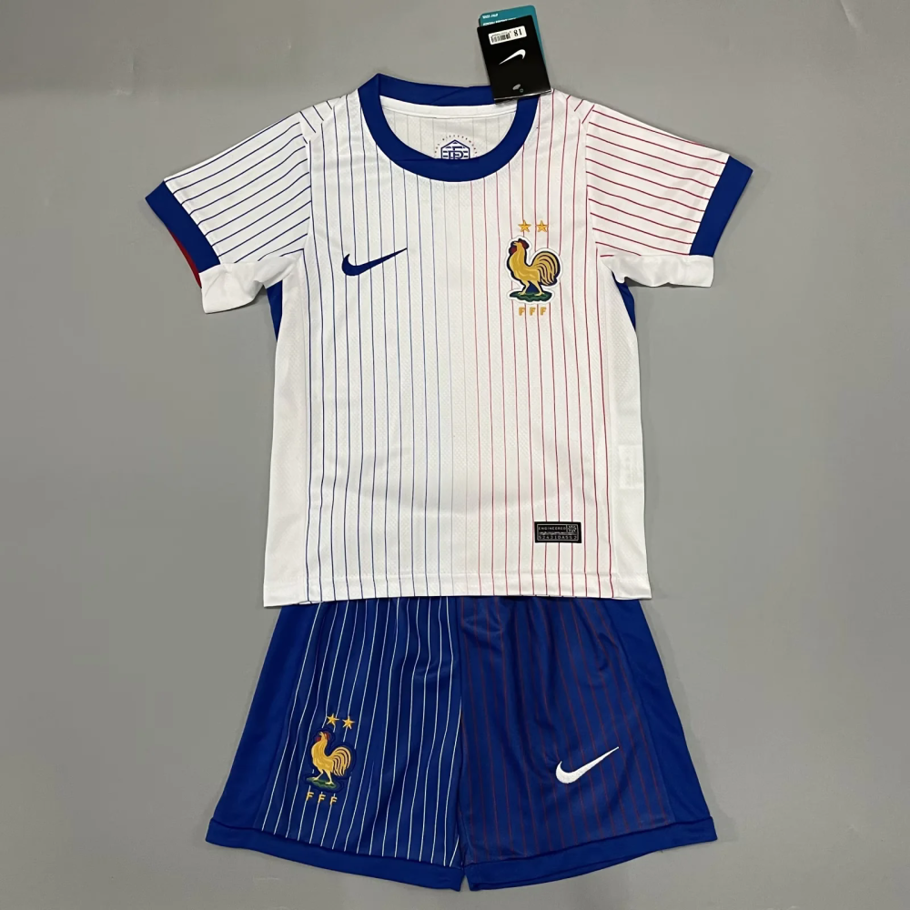 Kids France 24/25  Home and away  Soccer Jersey